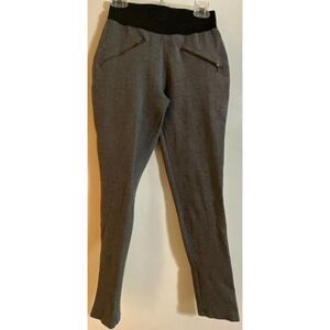 Love Nation Grey Zipper Pocket Fitted Legging Trouser Pants Women's Small
